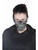 Adult's Mens Silver Skeleton Bone Skull Mouth Mask Costume Accessory