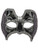 Halloween Costume Unisex Black Silver Glitter Venetian Carnival Glasses Mask