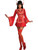 Women's Sexy Adult Red Ginger China Girl Geisha Costume