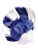 Adult Blue and White School and Team Spirit Mohawk Wig