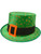 Saint Patricks Day Green Shamrock Leprechaun Top Hat Costume Accessory