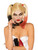 Adult Womens Harley Quinn Batman Arkham Super Villain Wig Costume Accessory