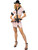 Women's Deluxe Sexy Bugsy's Babe Gangster Girl Costume