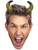 Adults Mens Womens Devil Demon Costume Accessory Short Bent Tan Horns Headband