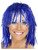 Adults or Childs Economy Blue Foil Tinsel Costume Wig