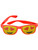 Red Framed Heart Eyes Emoticon Emoji Novelty Glasses Costume Accessory