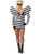 Womens Sexy Black and White Gaga Lady Prison Telephone Costume