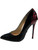 Highest Heel Womens 4.5" Micro Ankle Pump Red Snake Patent Shoes