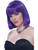 Adult Purple 90s Vibe Girl Costume Long Bob Wig