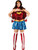 New Deluxe DC Justice League Wonder Woman Standard One Size Costume