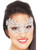 Adults Silver Masquerade Lace Venetian Eye Mask