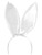 New 9.5" White Satin Easter Bunny Rabbit Costume Ears