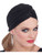 Women's Vintage Hollywood Chic Black Costume Head Wrap Turban