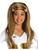 Child Girls Bratz Yasmin Brown Long Costume Wig Bead Headband