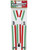 Adults Patriotic Italian Republic Flag Suspenders Costume Accessory