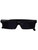 Adults Black Mirrored Look Back Spy Secret Agent Trick Glasses