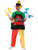 Adult's Colorful Professional Circus Clown Balloon Apron Costume Accessory