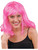 Mens Womens Child Costume Hot Pink 80s Flip Party Wig