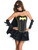 Womens DC Comics Sexy Batgirl Corset With Skirt Costume Set