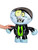 24" Blue Inflatable Zombie Undead Monster Prop Toy Decoration