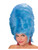 Adult Womens Costume Funky Blue Beehive Wig