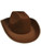 Brown Country Cowboy Cowgirl Cow Boy Felt Costume Hat