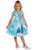 Childs Girls Disney Blue Elegant Princess Cinderella Classic Sparkle Costume