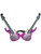 Rock 'n Roll Star Hero Purple Guitar Glasses Sunglasses