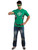 Adult's Mens DC Green Lantern T-Shirt Ring And Mask Costume Set