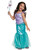 Child's Girls Disney Deluxe Ariel The Little Mermaid Ball Gown Dress Costume