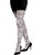 Womens Sexy Black And White Zebra Print Thigh High Pantyhose Costume Accessory