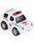 Rev Up And Go Friction 4" White Police Car Toy Vehicle