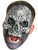 Adult Dark Skull Zombie Undead Chinless Half Vinyl Costume Mask