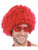 New Mens Womens Child Costume Red Afro Clown Wigs