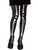Sexy Black Skeleton Costume Pantyhose Tights