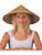 Deluxe Adult Straw Costume Accessory Asian Hat