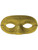 Adult or Child's Costume Accessory Gold Glitter Domino Eye Mask