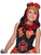 Childs Girls Lizzie Hearts Wig Costume Accessory