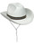 Country White Cow Boy or Girl Cow Boy Felt Costume Hat with Brown Hatband