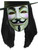 V for Vendetta Adult Costume Guy Fawkes Deluxe Wig