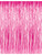 3' x 8' Pink Tinsel Foil Fringe Door Window Curtain Party Decoration