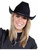 Adults Deluxe Black Wild Wild West Cowboy Hat Costume Accessory