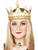 Majestic Renaissance King Queen Gold Lace Crown Hat Costume Accessory