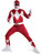 Disney Power Rangers Super Deluxe Red Ranger Mens Adults Costume