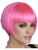 Pink Charleston Chic Flapper Girl Costume Bob Wig