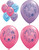 Set of 6 Sofia The First 12" Assorted Color Balloons