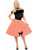 Womens Sexy Pink Poodle Skirt 50s Sock Hop Costume