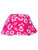 Pink White Luau Hawaiian Flowers Power Hippy Costume Hibiscus Bucket Hat