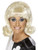 Adult Retro 60s Housewife Flick Up Blonde Hairspray Wig Costume Accessory