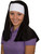 Womens Black And White Nun Hat Catholic Church Costume Accessory